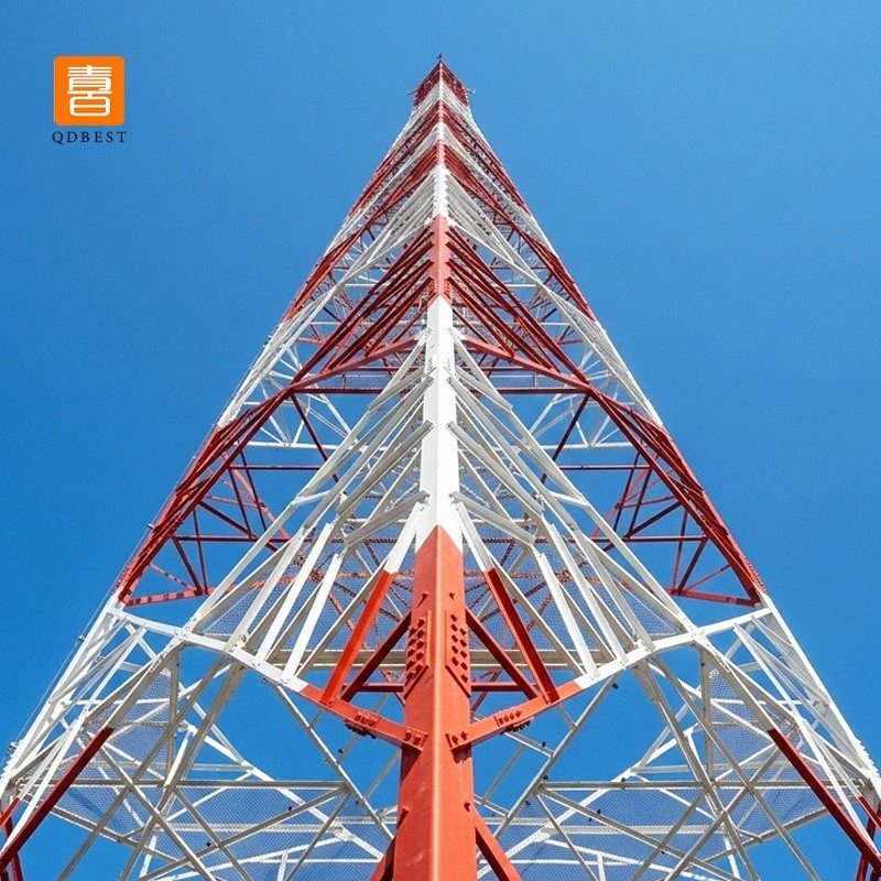 info-1-1 china 4 Leg Telecommunication Microwave Tower