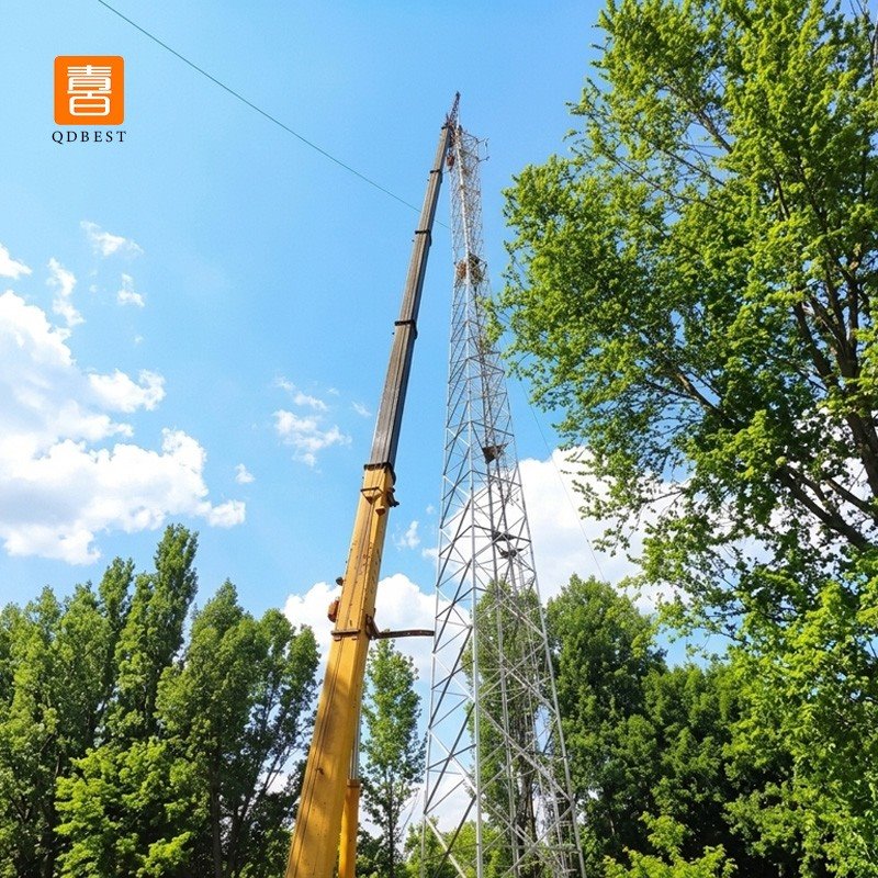 info-1-1 4 Leg Telecommunication Microwave Tower